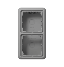 Коробка двухместная Jung CD582AGR