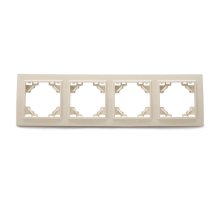 Рамка 4-местная горизонтальная Stekker PFR00-9004-02 39243