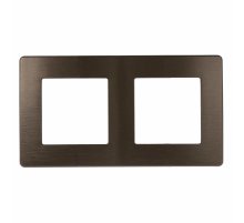 Рамка для розеток и выключателей на 2 поста Эра 12-5102-13 Б0052516