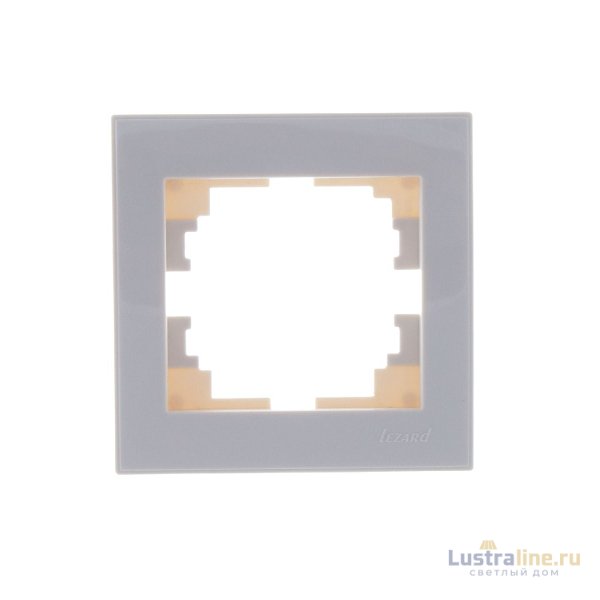 Рамка 1-местная горизонтальная Lezard Rain 703-0303-146