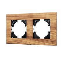 Рамка на 2 поста из натурального дерева Arlight FRM-XSILO-WD-2-SNL 051273