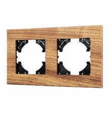 Рамка на 2 поста из натурального дерева Arlight FRM-XSILO-WD-2-SNL 051273