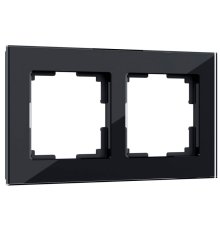 Рамка на 2 поста Werkel Favorit черный W0021108 4690389159589