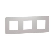 Рамка 3-постовая Schneider Electric Unica New NU280624