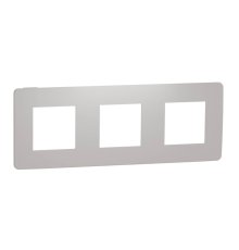 Рамка 3-постовая Schneider Electric Unica New NU280624