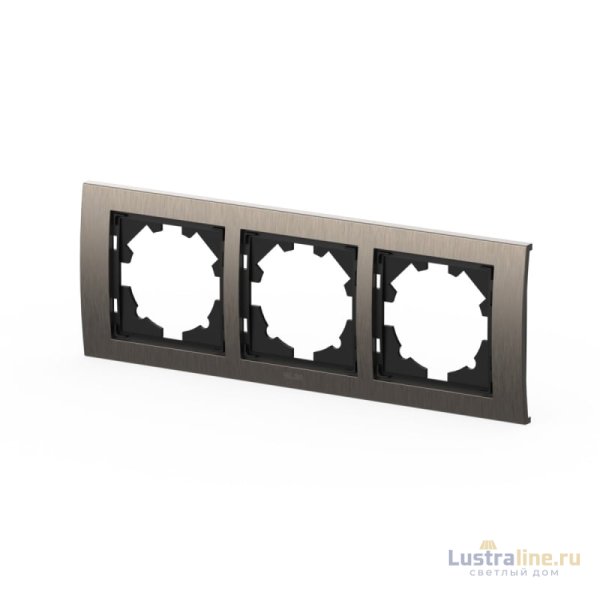 Рамка трехместная ELBI Zena Platin 500-073000-227