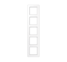 Рамка пятиместная Jung AF585BFWW Рамка пятиместная Jung AF585BFWW