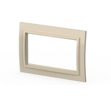Рамка для двухместной розетки без заземления ELBI Zena 608-010300-908