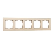 Рамка Werkel Favorit на 5 постов шампань W0051111 4690389160134