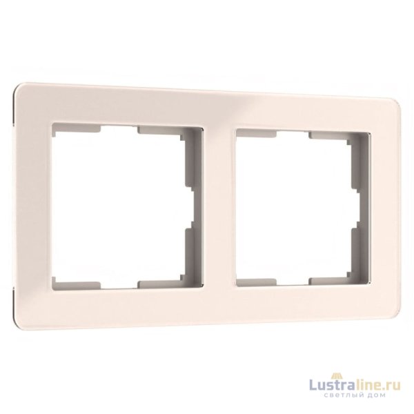 Рамка на 2 поста Werkel Acrylic айвори 4690389186288 W0022743