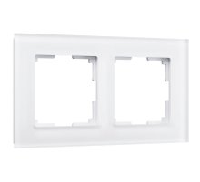 Рамка на 2 поста Werkel Favorit белый матовый W0021105 4690389159572
