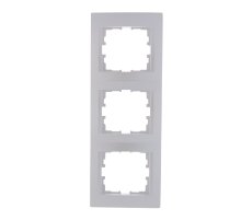 Рамка 3-местная вертикальная Lezard Karina 707-3000-153 Рамка 3-местная вертикальная Lezard Karina 707-3000-153