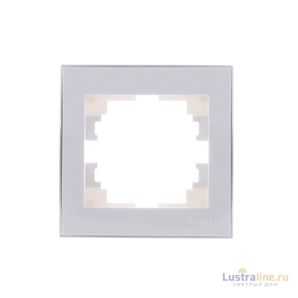 Рамка 1-местная горизонтальная Lezard Rain 703-0225-146