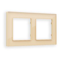 Рамка двухместная Ambrella Volt Platos AF330602