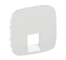 Лицевая панель Legrand Valena Allure розетки телефонной RJ-11/Ethernet RJ-45 жемчуг 755419