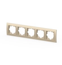 Рамка пятиместная ELBI Zena 500-012500-250