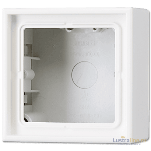 Коробка одноместная Jung LS581AWW