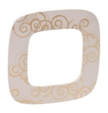 Рамка 1-постовая Legrand Valena Allure Нарцисс золото 754351