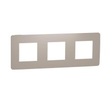 Рамка 3-постовая Schneider Electric Unica New NU280626
