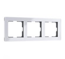 Рамка на 3 поста Werkel Acrylic белый 4690389184871 W0032701