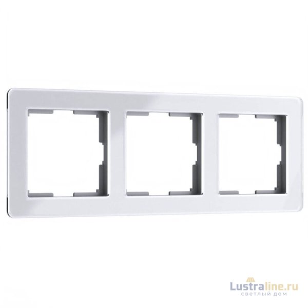 Рамка на 3 поста Werkel Acrylic белый 4690389184871 W0032701