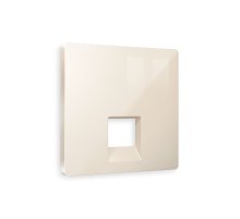 Лицевая панель для компьютерной/телефонной розетки RJ-45/RJ-11 Ambrella Volt Alfa AP3120