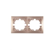 Рамка 2-местная вертикальная Lezard Mira 701-3100-152