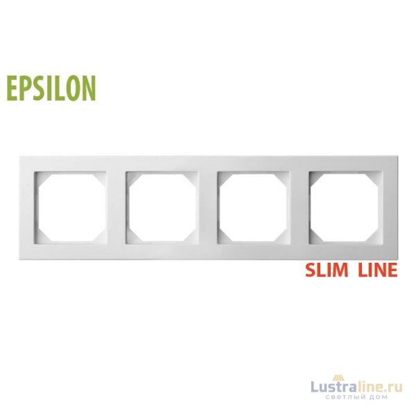 Рамка четырехместная Liregus Epsilon 28-0424