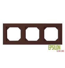 Рамка трехместная Liregus Epsilon 28-153