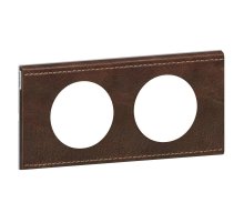 Рамка 2-постовая Legrand Celiane кожа текстура 069402