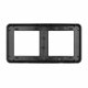 Рамка двухместная Arlight FRM-VERSA-PL-2-BK 043778
