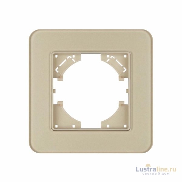 Рамка стеклянная на 1 пост Arlight FRM-OMALI-SFGS-1-GD 049679