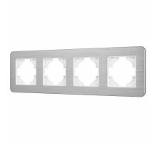 Рамка на 4 поста алюминиевая Arlight FRM-AKIRY-AL-4-SR 049731