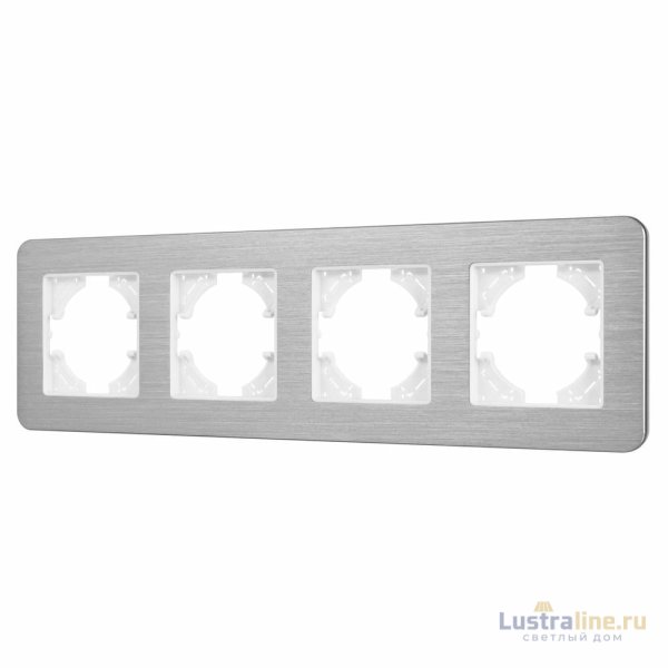 Рамка на 4 поста алюминиевая Arlight FRM-AKIRY-AL-4-SR 049731