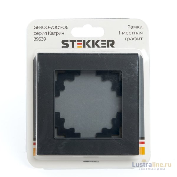 Рамка 1-местная Stekker Катрин 39539