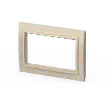 Рамка для двухместной розетки с заземлением ELBI Zena 608-010300-907