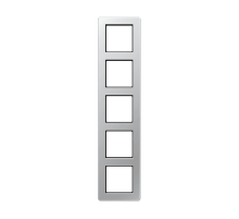 Рамка пятиместная Jung AF585BFAL Рамка пятиместная Jung AF585BFAL