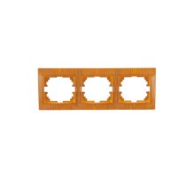 Рамка 3-местная горизонтальная Lezard Mira 701-0701-148 Рамка 3-местная горизонтальная Lezard Mira 701-0701-148