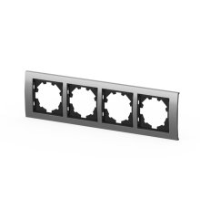 Рамка четырехместная ELBI Zena Platin 500-073600-228
