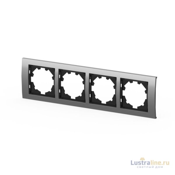 Рамка четырехместная ELBI Zena Platin 500-073600-228