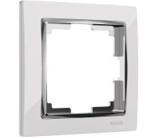 Рамка на 1 пост Werkel Snabb белый/хром W0011901 4690389160677