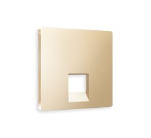 Лицевая панель для компьютерной/телефонной розетки RJ-45/RJ-11 Ambrella Volt Alfa AP6120