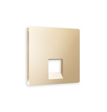 Лицевая панель для компьютерной/телефонной розетки RJ-45/RJ-11 Ambrella Volt Alfa AP6120