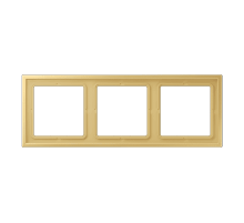 Рамка трехместная Jung LSZME983BFC Рамка трехместная Jung LSZME983BFC