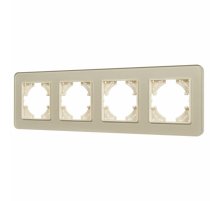 Рамка на 4 поста стеклянная Arlight FRM-OMALI-SFGS-4-GD 049719