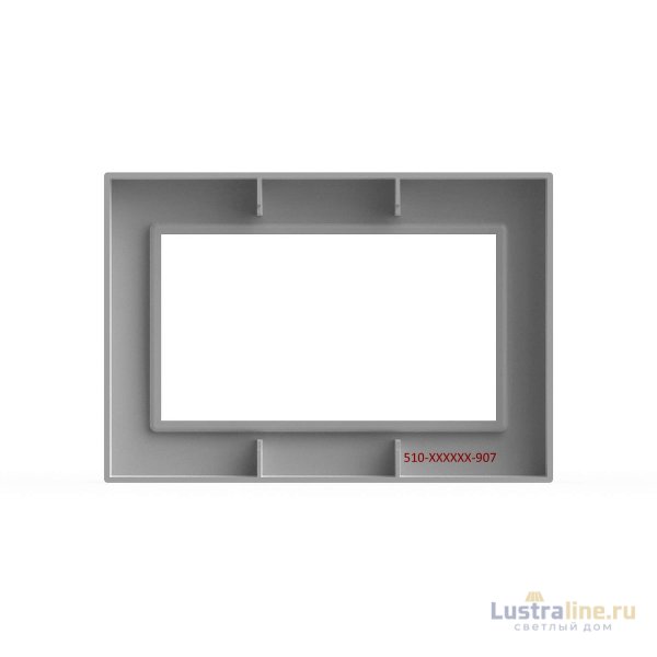 Рамка для двухместной розетки без заземления ELBI Vega 510-015600-908