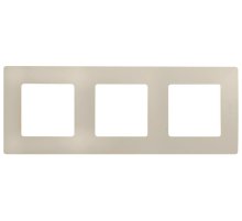 Рамка 3-постовая Legrand Etika слоновая кость 672513