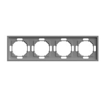 Рамка четырехместная Stekker Эмили PFR00-5004-10 49965