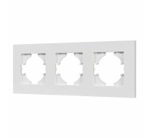 Рамка на 3 поста пластиковая Arlight FRM-PERIO-PL-3-WH 049754