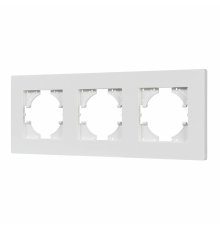 Рамка на 3 поста пластиковая Arlight FRM-PERIO-PL-3-WH 049754